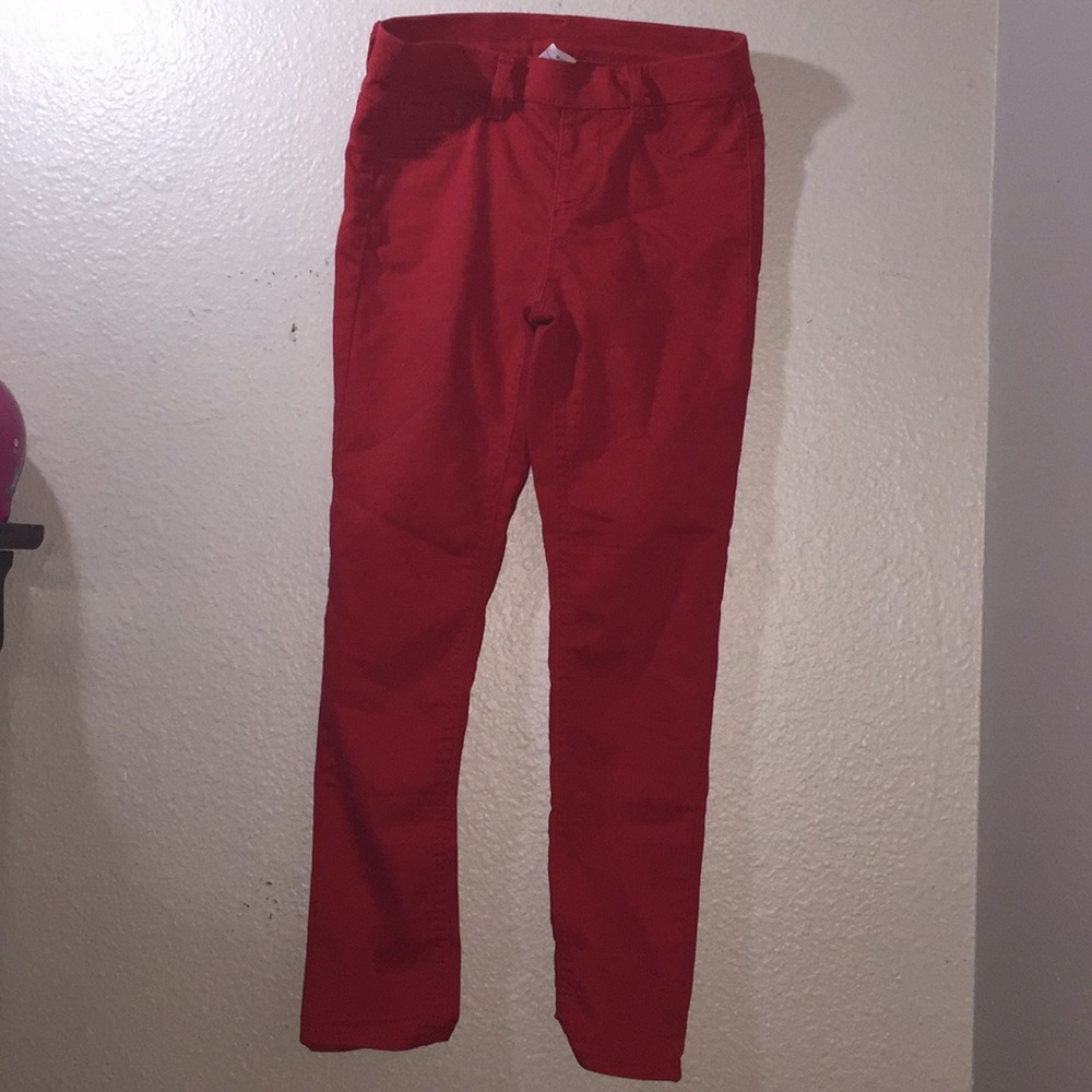 Cute red jeans